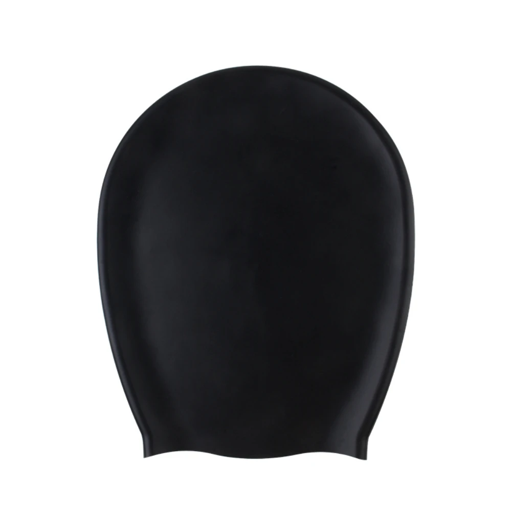

Unisex High Elastic Oversize Swim Pool Cap Adults Swimming Caps Waterproof Protect Ears Silicone Diving Hat