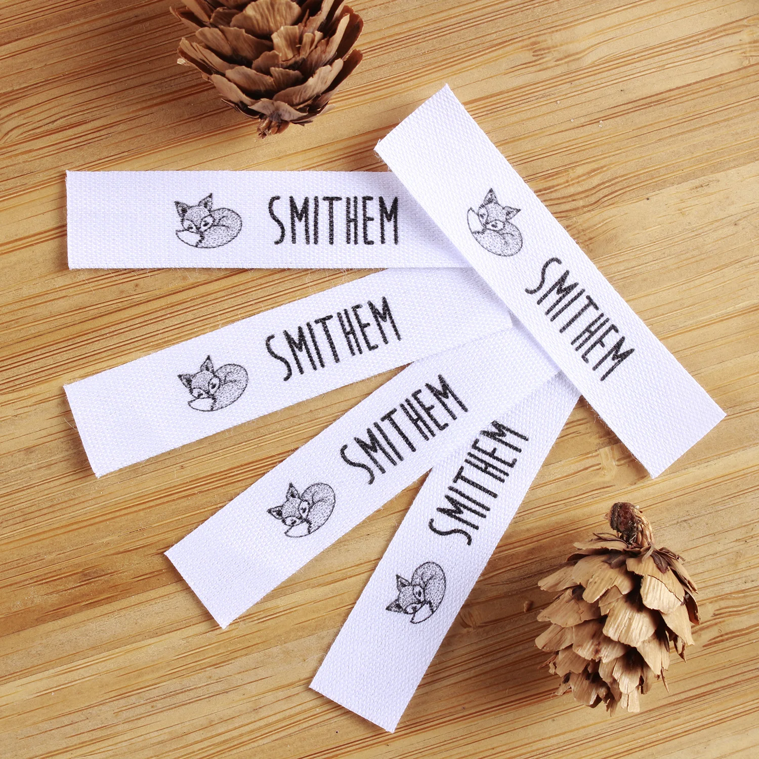 Пользовательская Персонализированная этикетка швейная вязальная тканевая