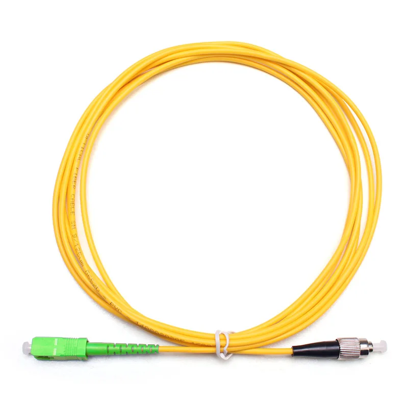 100 шт. волоконный патч корд джемпер SC/APC to fc UPC Singlemode SM LC SC FC ST 9/125um Simplex SX 1 м ftth CATV