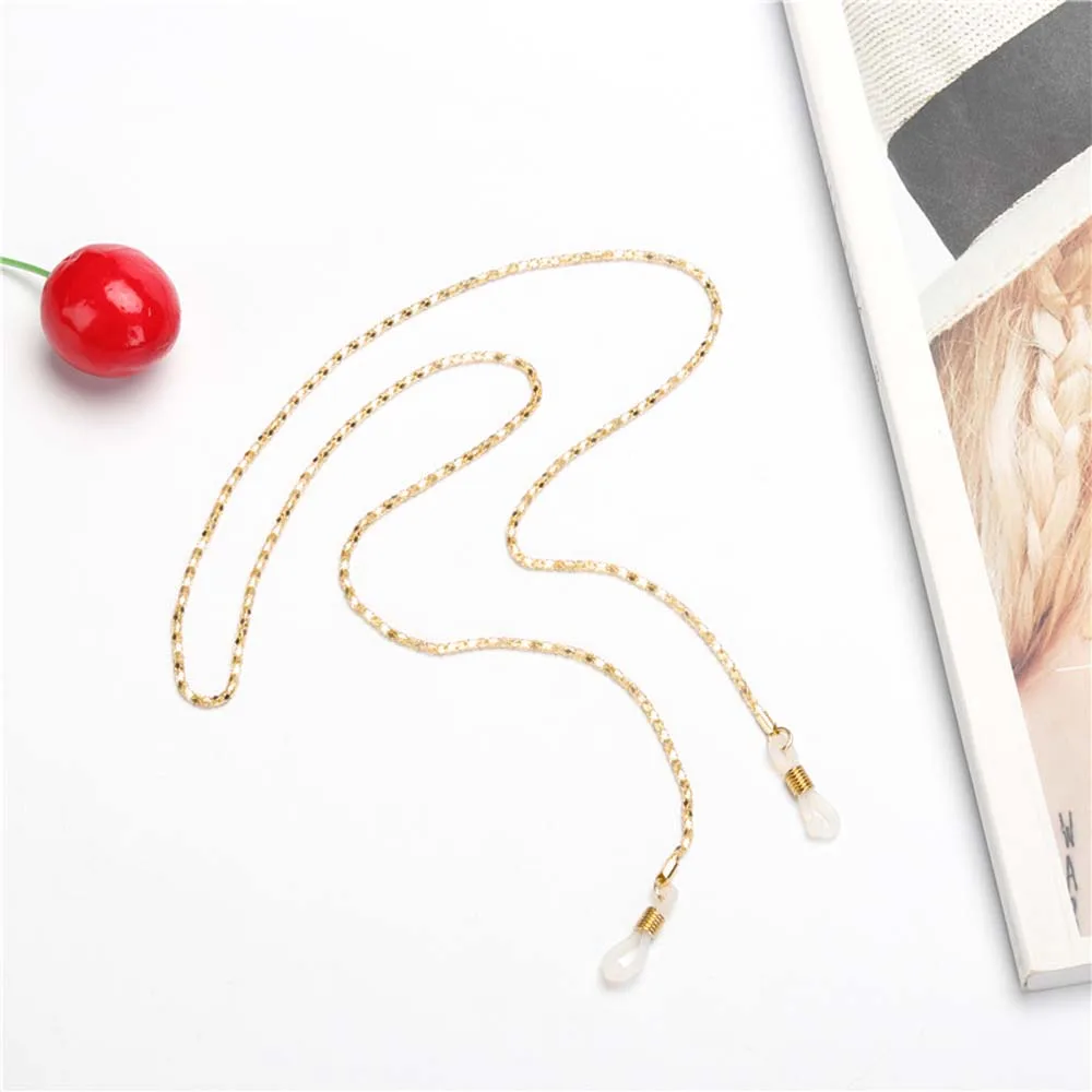 2019 металлический шнур для очков на ремешке золотые Модные мужские и женские очки