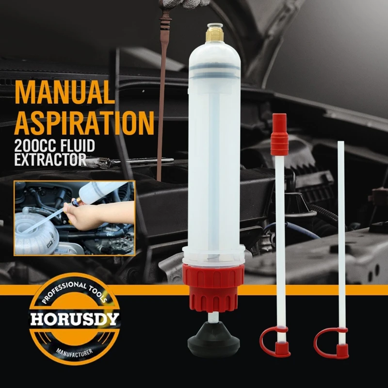 

200cc Car Oil Fluid Extractor Filling Syringe Bottle Transfer Hand Pump Tools