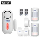 Беспроводная система охранной сигнализации KERUI, Пассивный PIR-датчик 120 дБ для дверей и окон, система сигнализации с дистанционным управлением