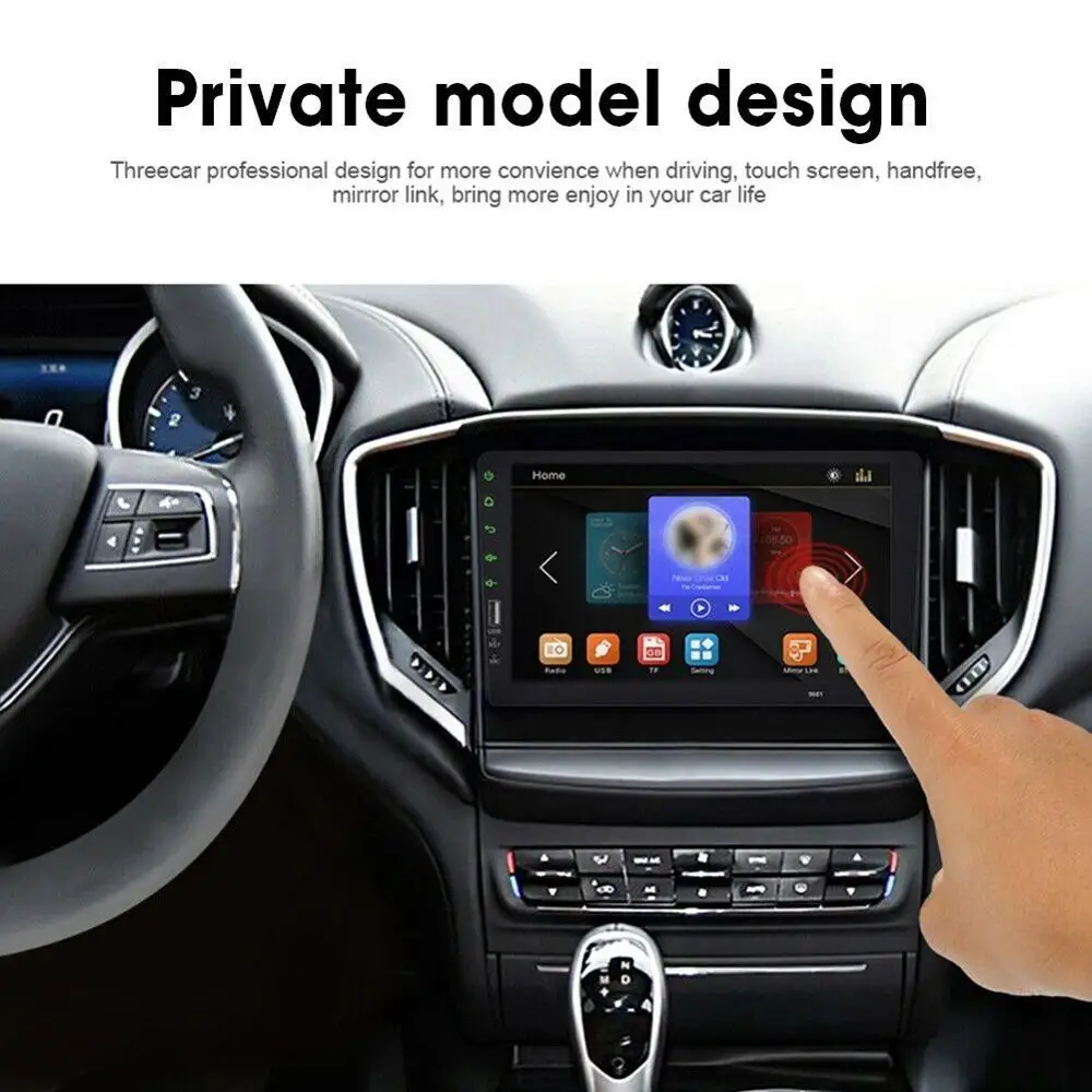 Автомагнитола 2 Din MP5 плеер 9009 Авторадио 9 дюймов Android IOS сенсорный экран 12