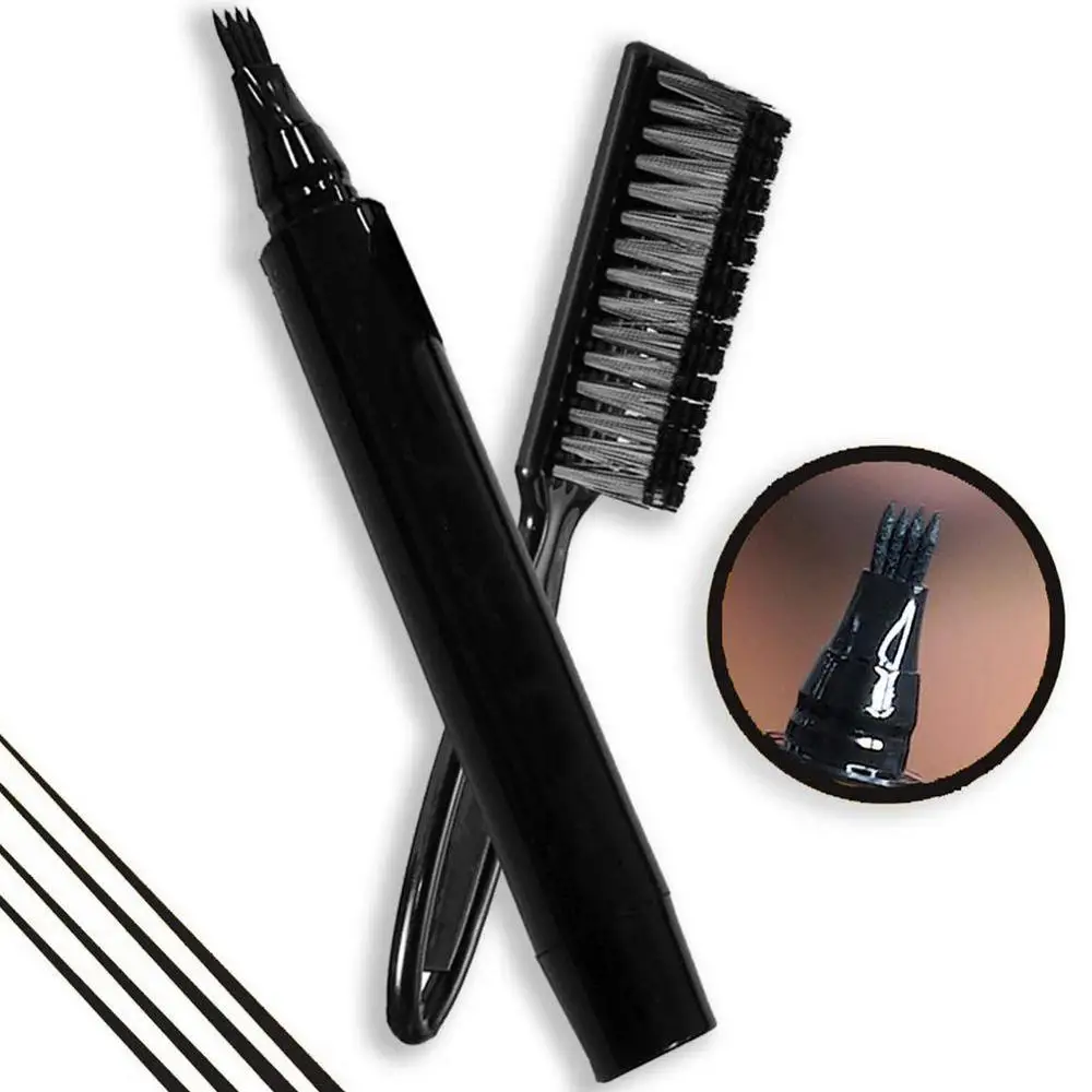 

Beard Pen Beard Filler Pencil And Brush Beard Enhancer Waterproof Moustache Coloring Shaping Tools