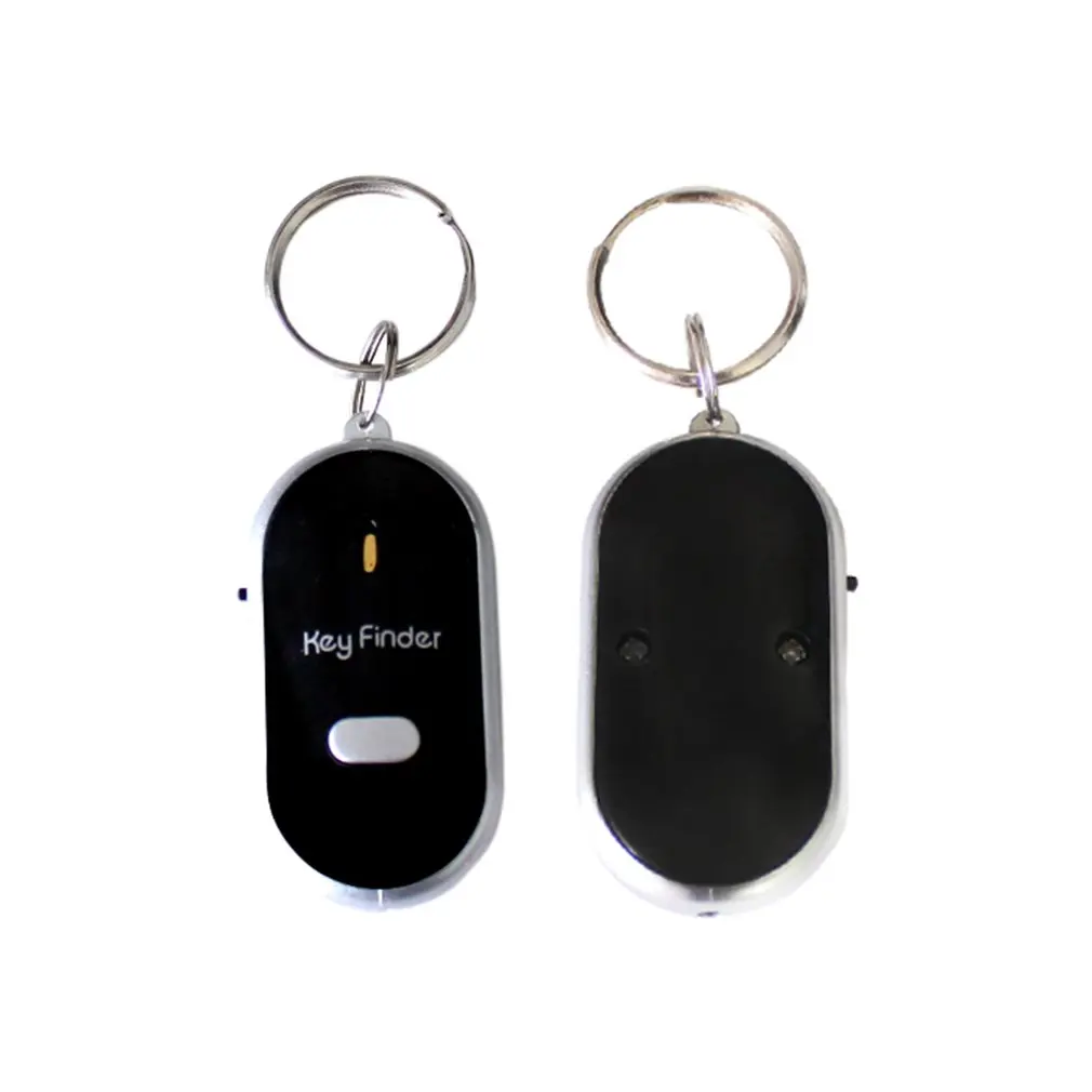 

Key Finder Anti-lost Smart Key With LED Torch Whistle Key Finder Flashing Beeping Keys Tracker Locator Accessories