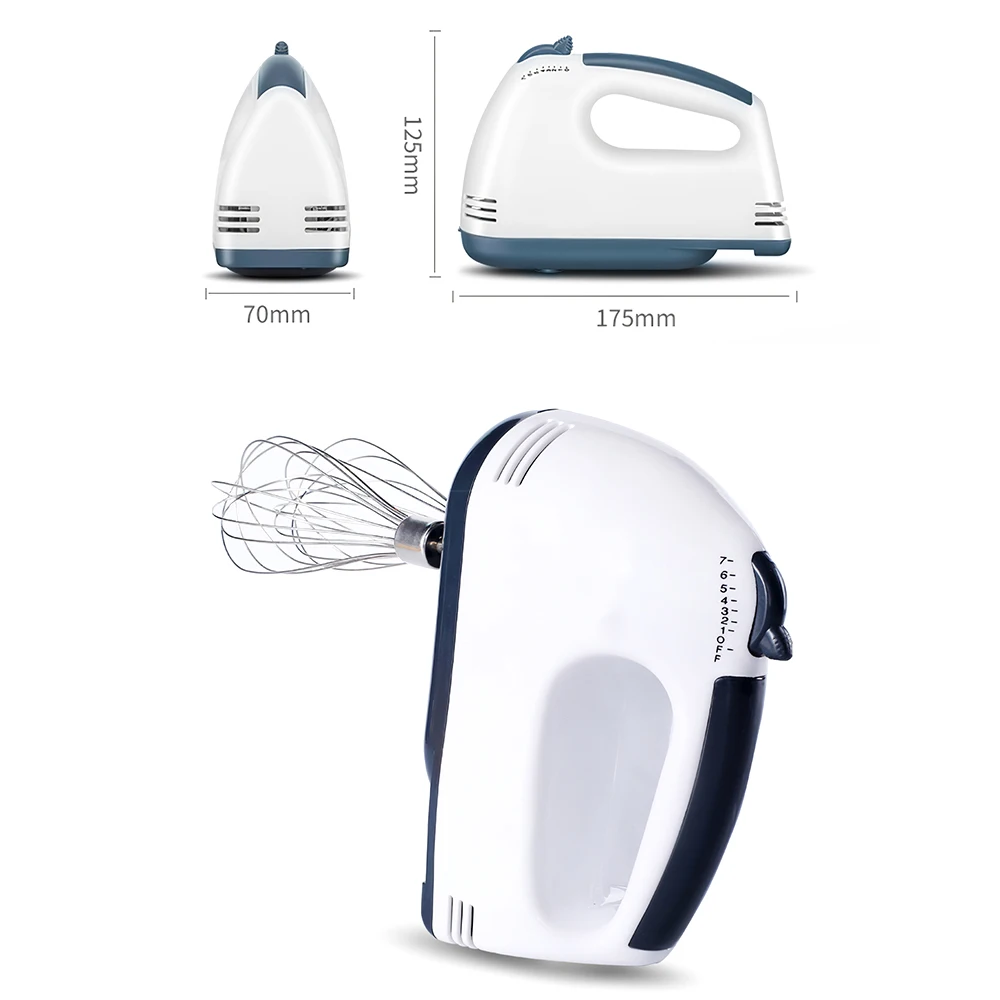

Electric Whisk 7-speed Electric Hand-held Whisk Cream Whipping Baking Tools for Home Use Efficient Stirrer Egg Beater Kitchen