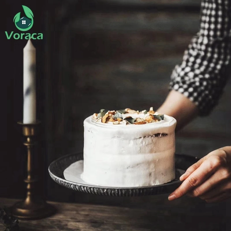 Ретро железное ремесло кружевная железная тарелка ручная работа Круглый