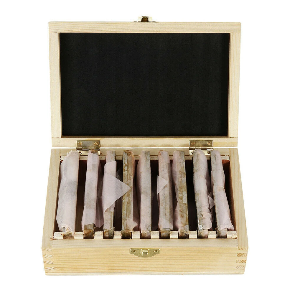 

9pair Measuring Wear Resistant Lathe Tools Embossed Vise Parallel Pad Steel Accurate Thick DIY Milling Machine Base Block Plate