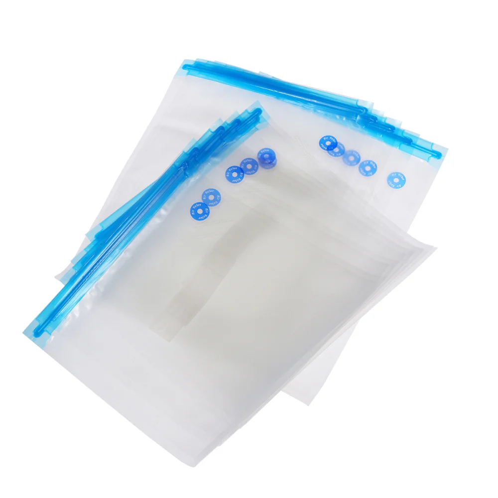 

Food Vacuum Bags Fresh-keeping Bags Exhaust Seal Bag Set(Blue)