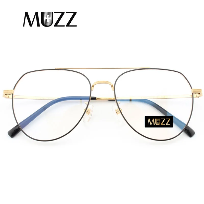 Чистый титановый рецепт рамки пилот Для мужчин очки с оправой для ультра