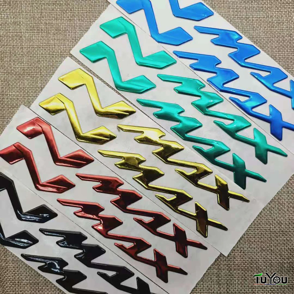 

Motorcycle Emblem Badge Decal 3D Tank Wheel Logo alloy fuel tank stickers for yamaha NMAX TMAX SMAX XMAX Decorated Decals Case