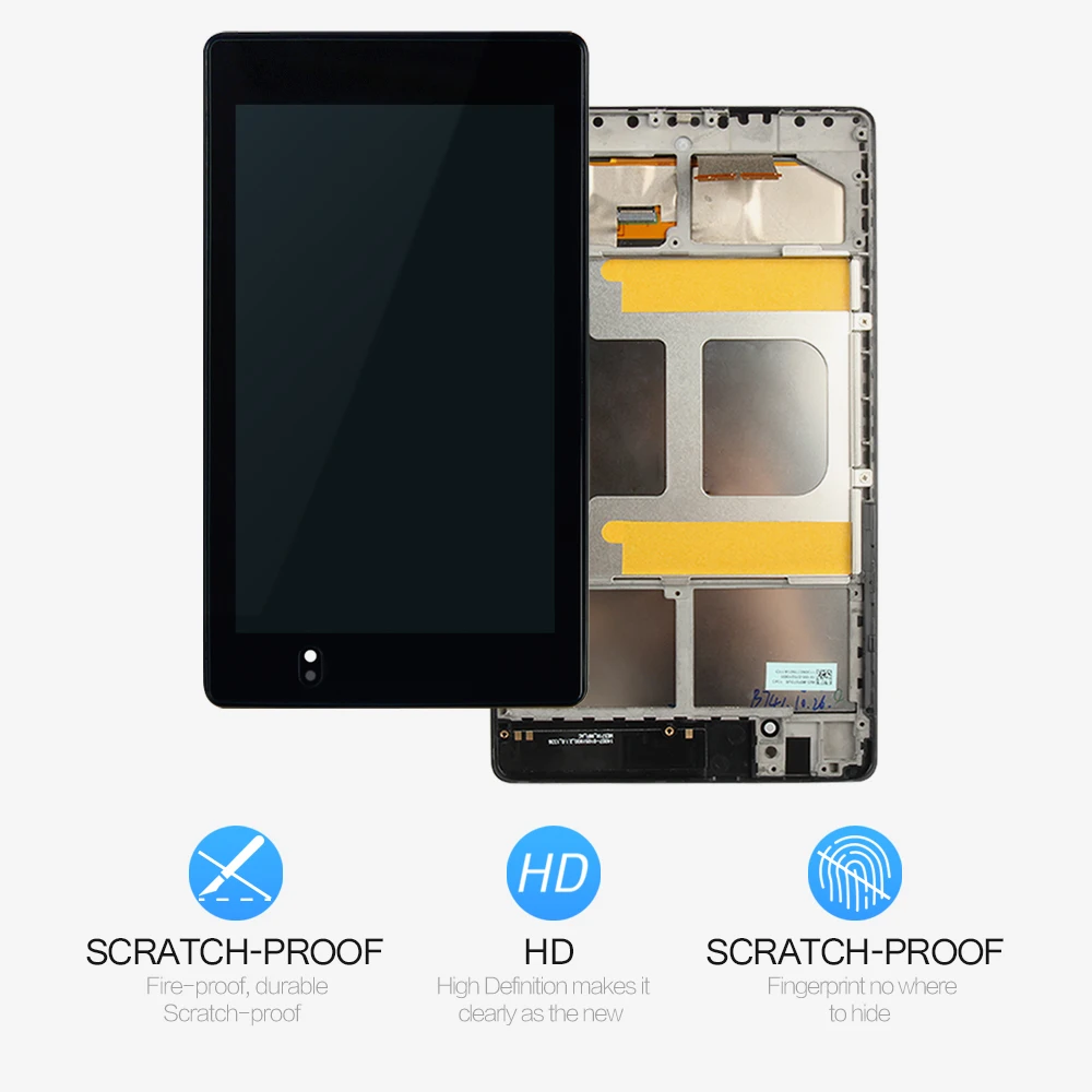 Для Asus Google Nexus 7 ME571 ME571K ME571KL ME572 ME572CL Новый ЖК дисплей сенсорный экран + рамка в сборе