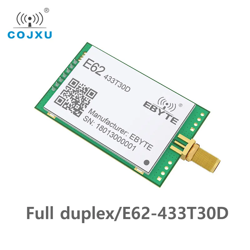 1 Вт полный дуплекс TCXO 433 мгц радиочастотный модуль ebyte E62-433T30D беспроводной