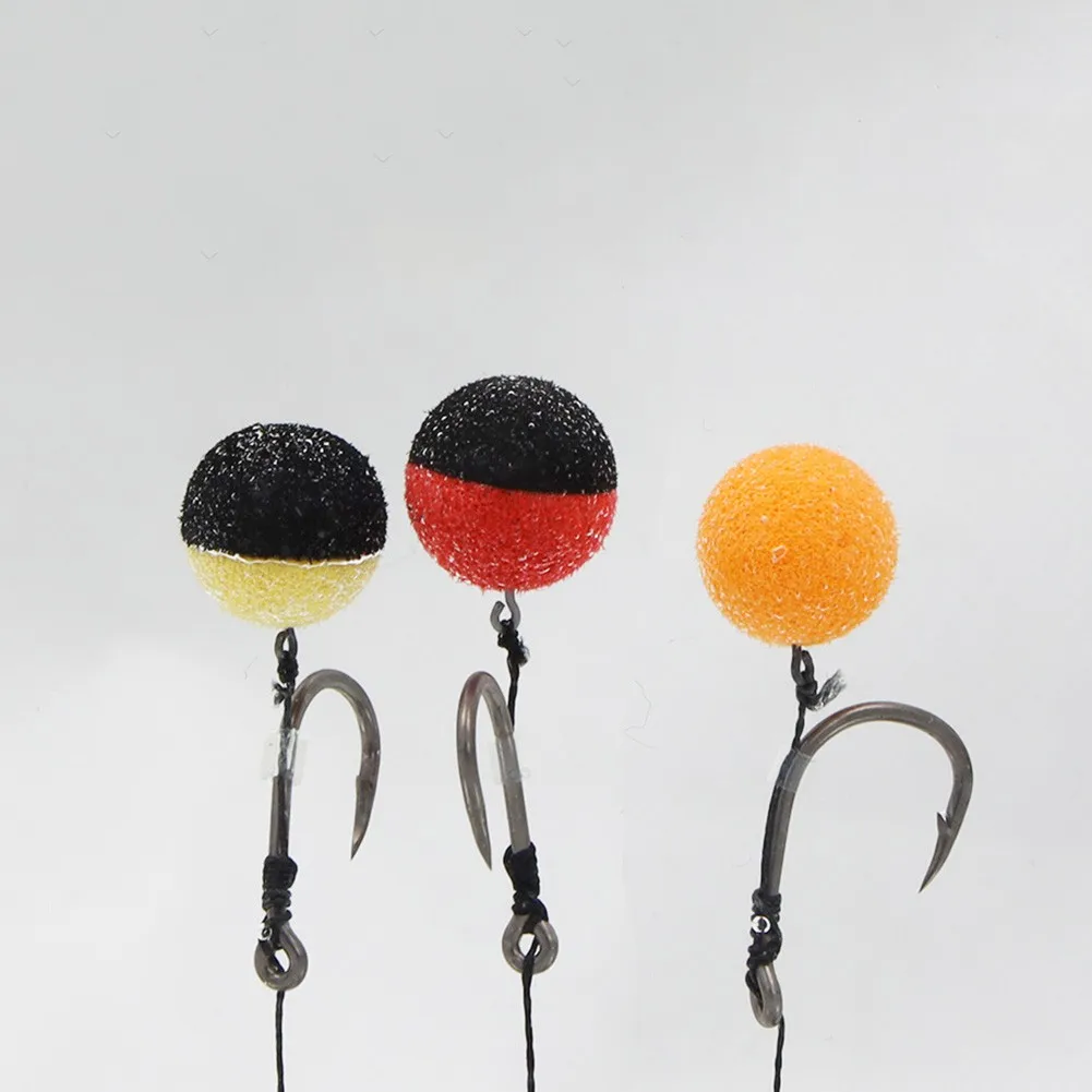 

8/10pcs Multi Size 10/14mm Foam Artificial Bait Ball Carp Fishing EVA Hair Lure Pop-up Ronnie Float On The Ball Colorful Boilies