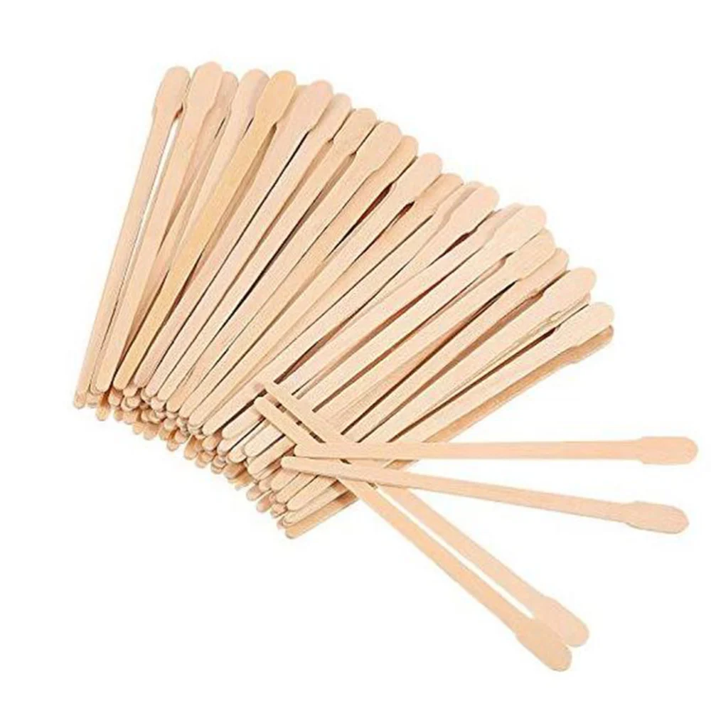 

1000Pcs Disposable Waxing Wooden Stick Wax Applicators Hair Removal Sticks