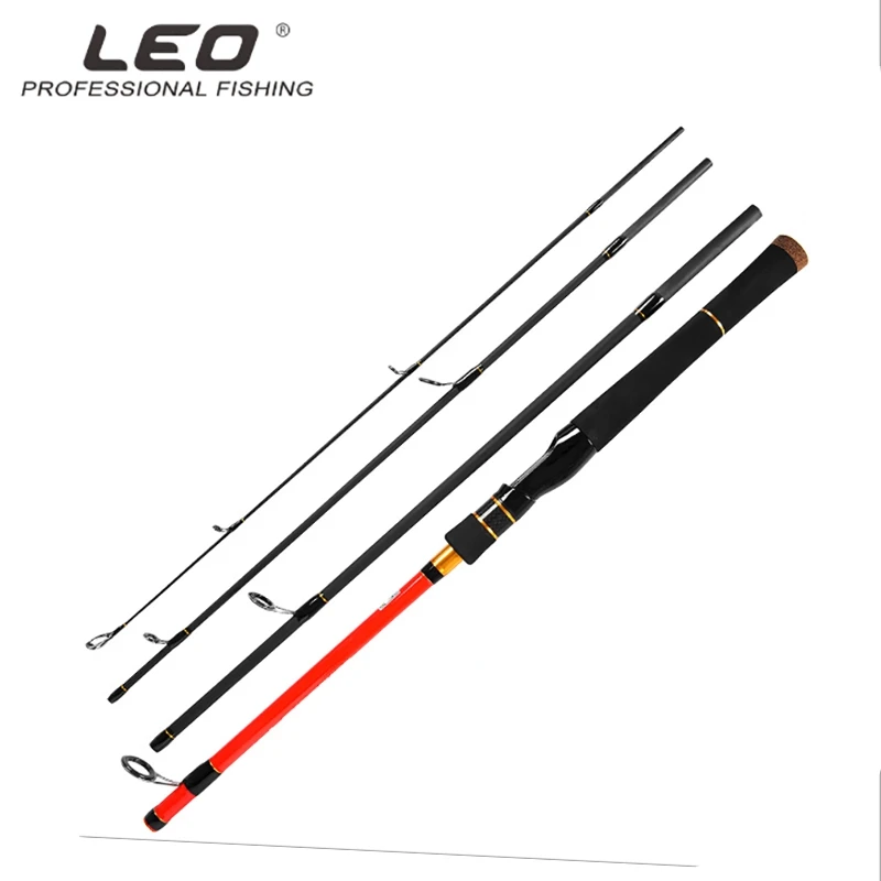 Лео углеродистая рыболовная удочка Портативный легкий высокоуглеродистое