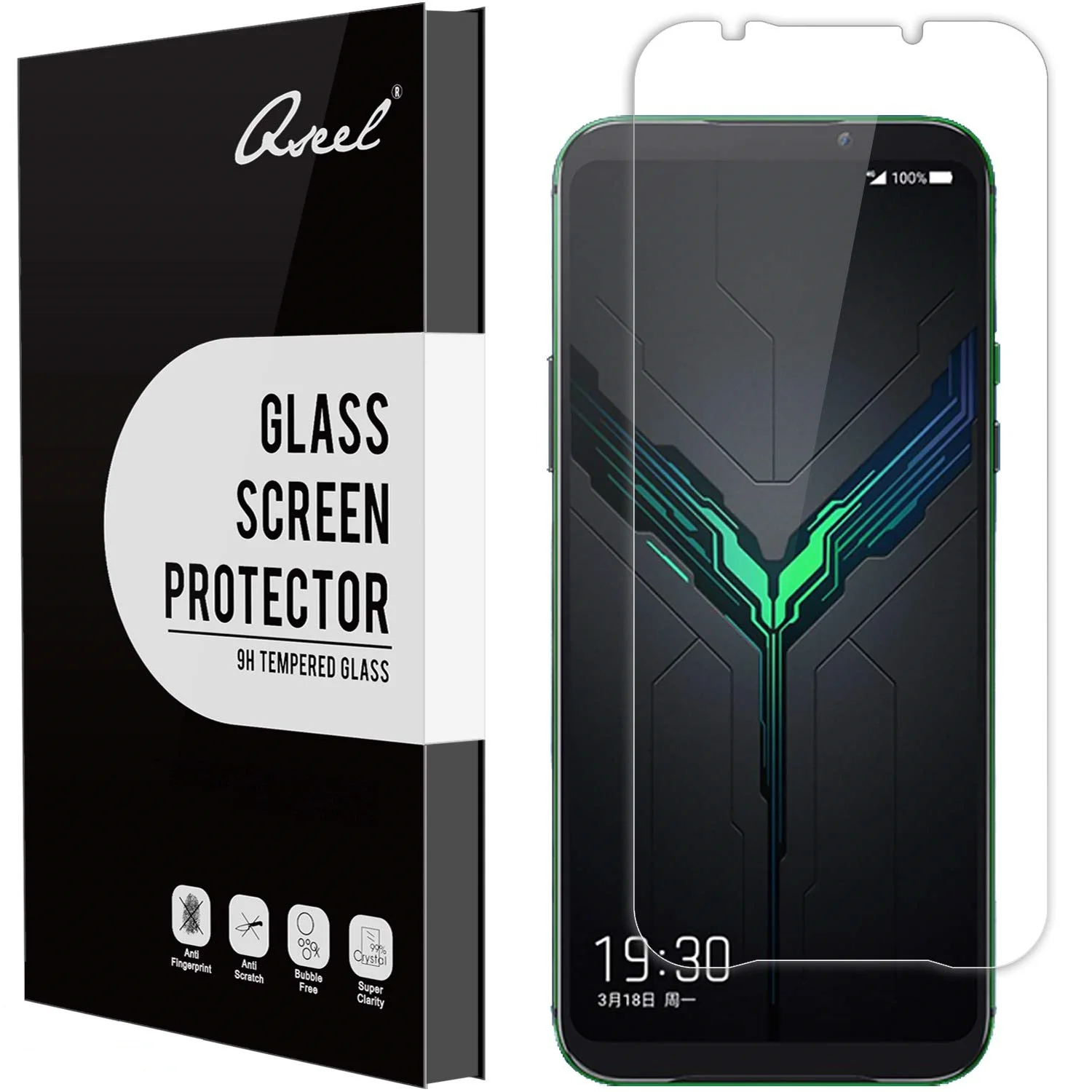 Защитное стекло для Xiaomi Black shark 2 закаленное shark2 Защитная стеклянная пленка