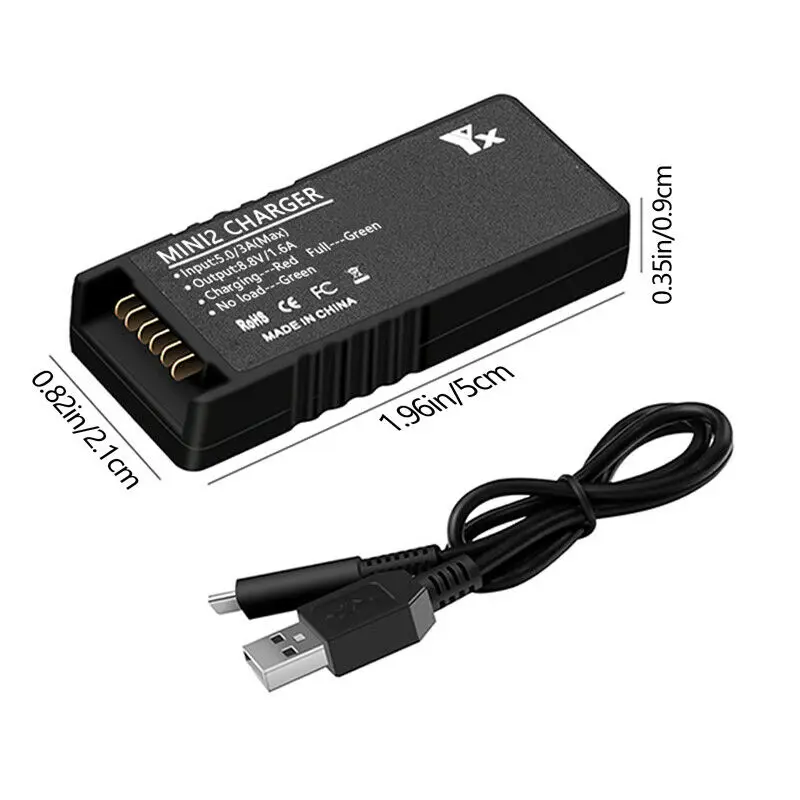 

USB Charger Hub RC Intelligent Quick Charging with Type-C Charging Cable For DJI Mini 2 Drone Parts