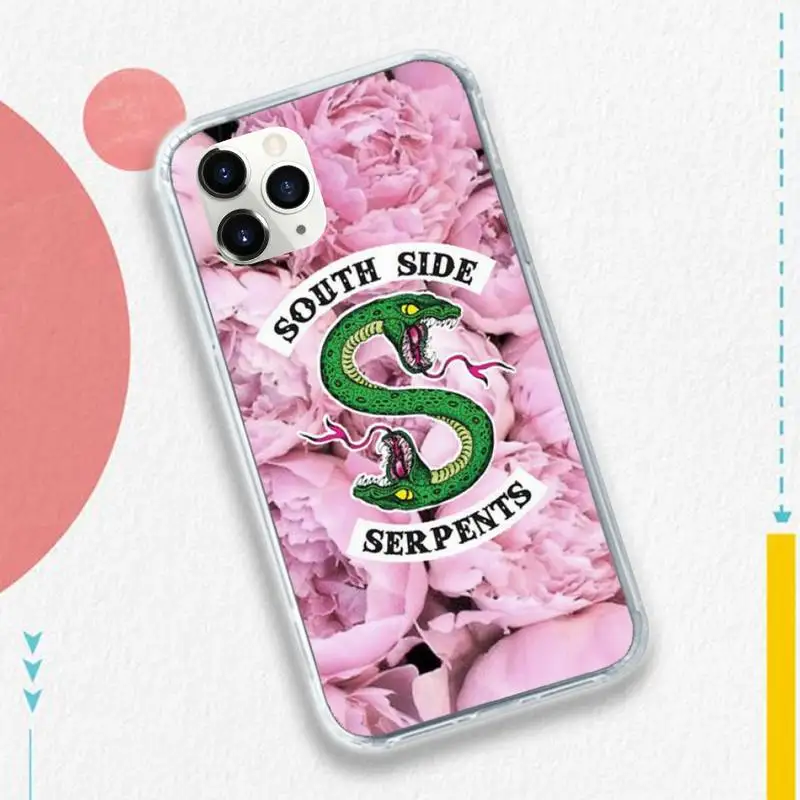 

Serpent icon Riverdale snake logo Phone Case for iPhone 11 12 pro XS MAX 8 7 6 6S Plus X 5S SE 2020 XR