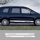 Наклейки на боковые двери автомобиля, 2 шт.