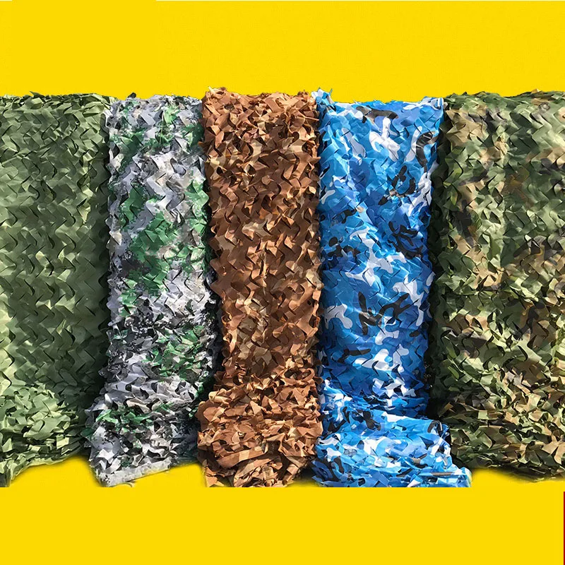 

3*5M Military Camouflage Net 5 Colors Outdoor Camo Woodland Army Camo Netting Hunting Sun Shelter Tent Shade Net for Car Cover