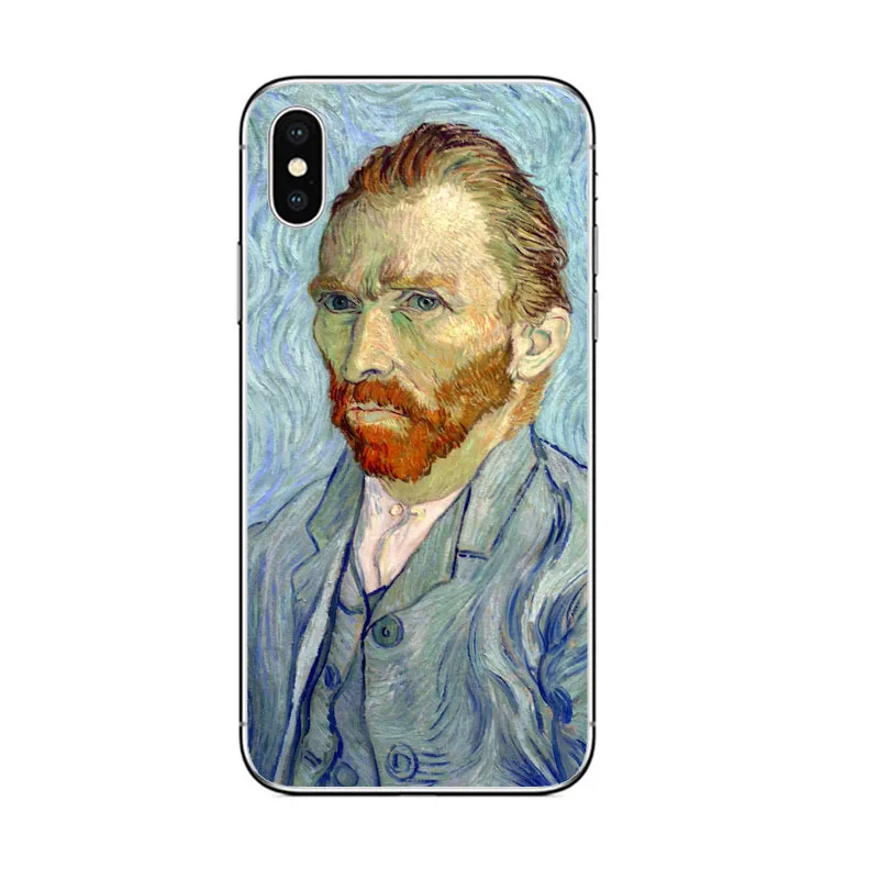 Van Gogh MONA LISA DAVID Phone Case Art Paint Pattern Print TPU Silicone for iphone 8 7 6 PLUS 5 X XR XS MAX 6S 5S SE Cover | Мобильные