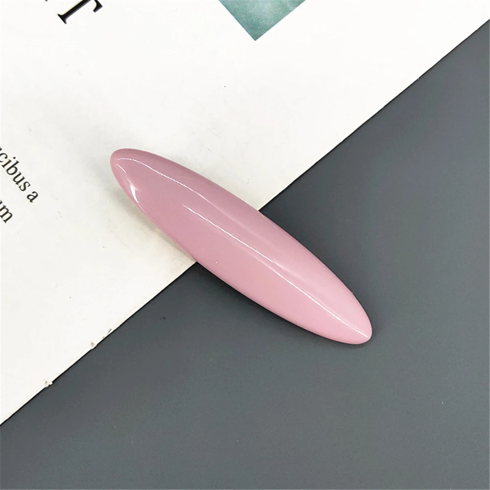 Новые яркие цвета Акриловые зажимы для волос геометрические каплевидные шпильки