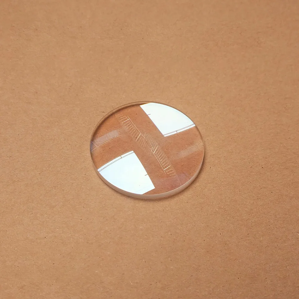 Выпуклая линза диаметр 50 мм плоско-выпуклая K9Material фокусное расстояние 80