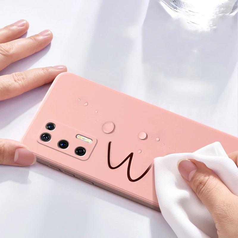Роскошный квадратный жидкий силиконовый чехол для Huawei P30 P40 Lite P50 P20 Pro Mate 20 30 40 Honor 8X