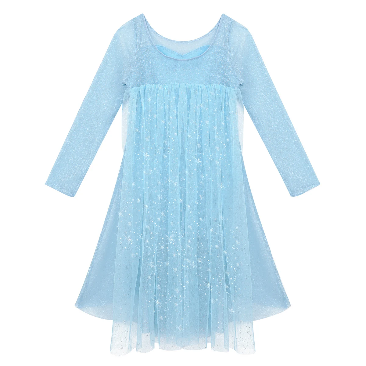 ChicTry детские с длинным рукавом Снежинка тюль Принцесса Девушки Балетные фигурки