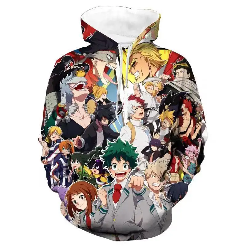 

Cosroad Boku No My Hero Academia Midoriya Hoodies Izuku Todoroki Shoto Cosplay Costume Men Women Sweatshirt Jackets Coat