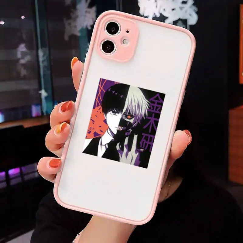 

Tokyo Ghouls anime manga Phone Cases matte transparent For iphone 7 8 11 12 plus mini x xs xr pro max cover