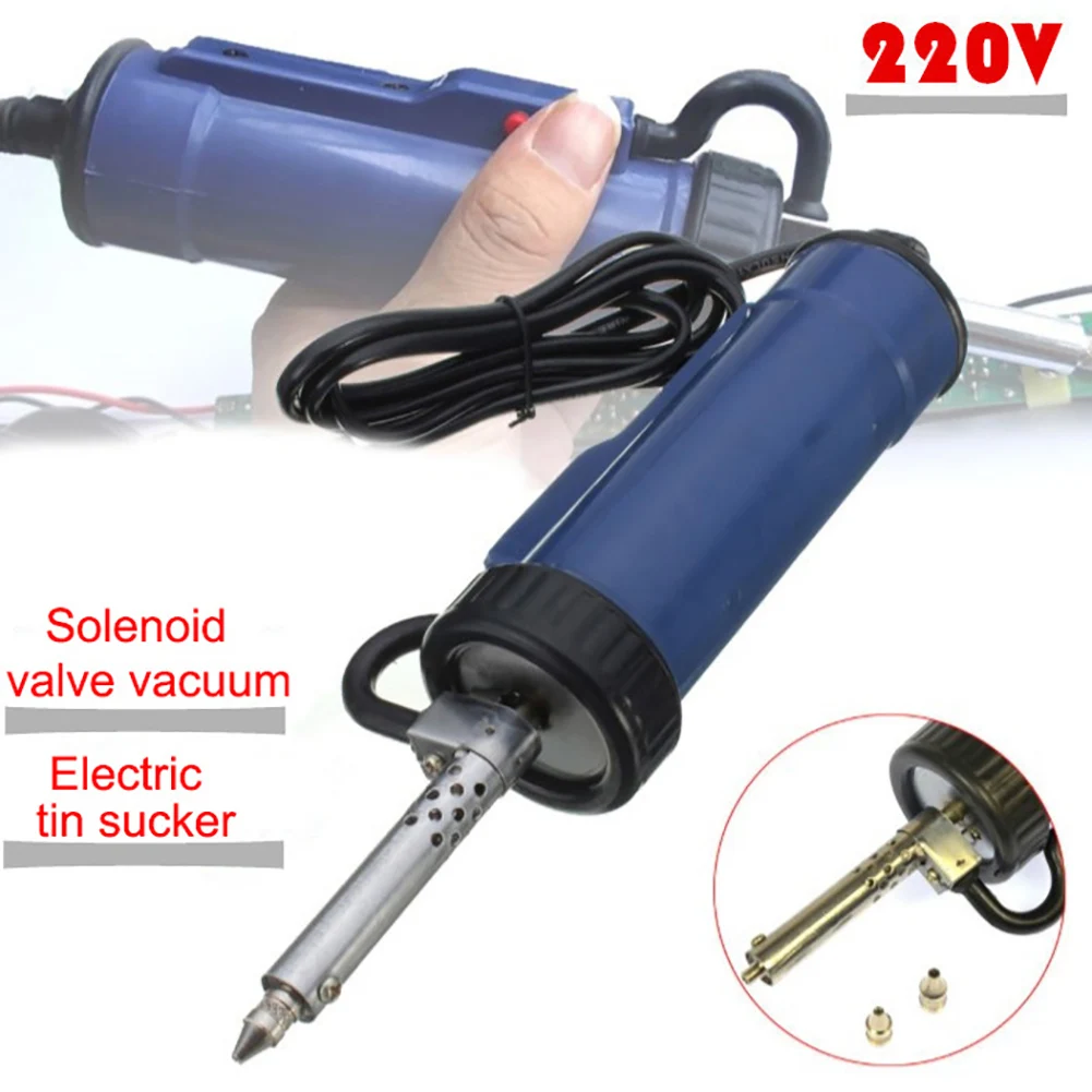 

Automatic Portable Electric Suction Tin US/EU Vacuum Desoldering Pump Solder Sucker Iron Machine Tin Suction