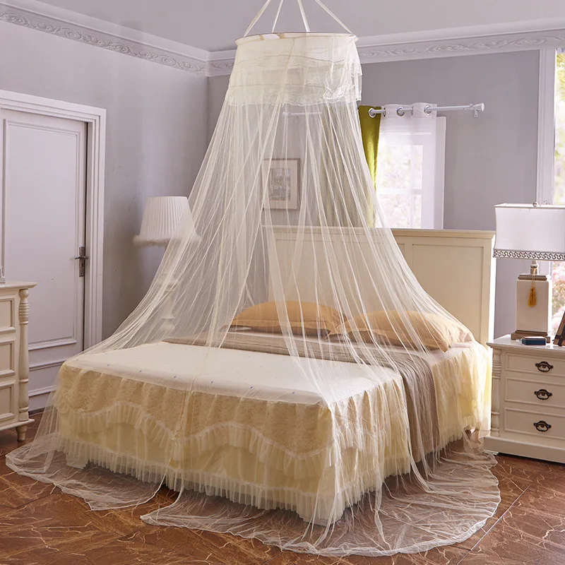 

New Princess Style Installation-Free Mosquito Net Anti-Mosquito Encryption Heightening round Ceiling Dome Mosquito Nets