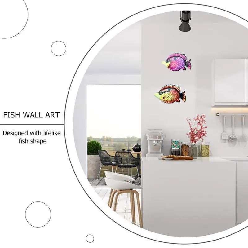 

Home Wall Sculpture Bar Cafe Metal Fish Hanging Wall Art Decoration Can Be Used Outdoor Or Indoor