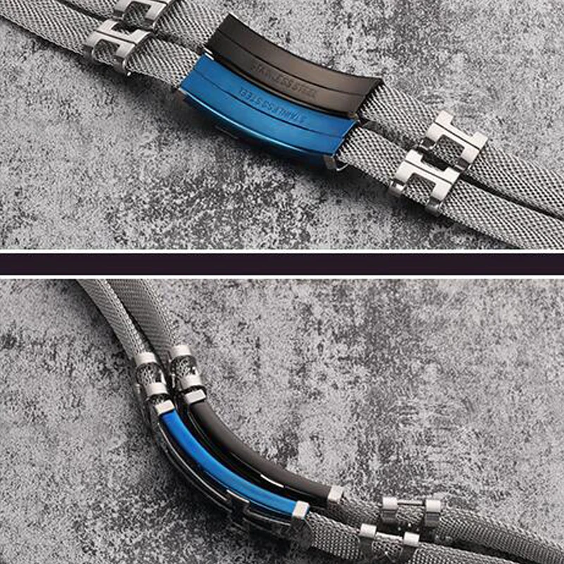 Мужской сетчатый Браслет из нержавеющей стали | Украшения и аксессуары