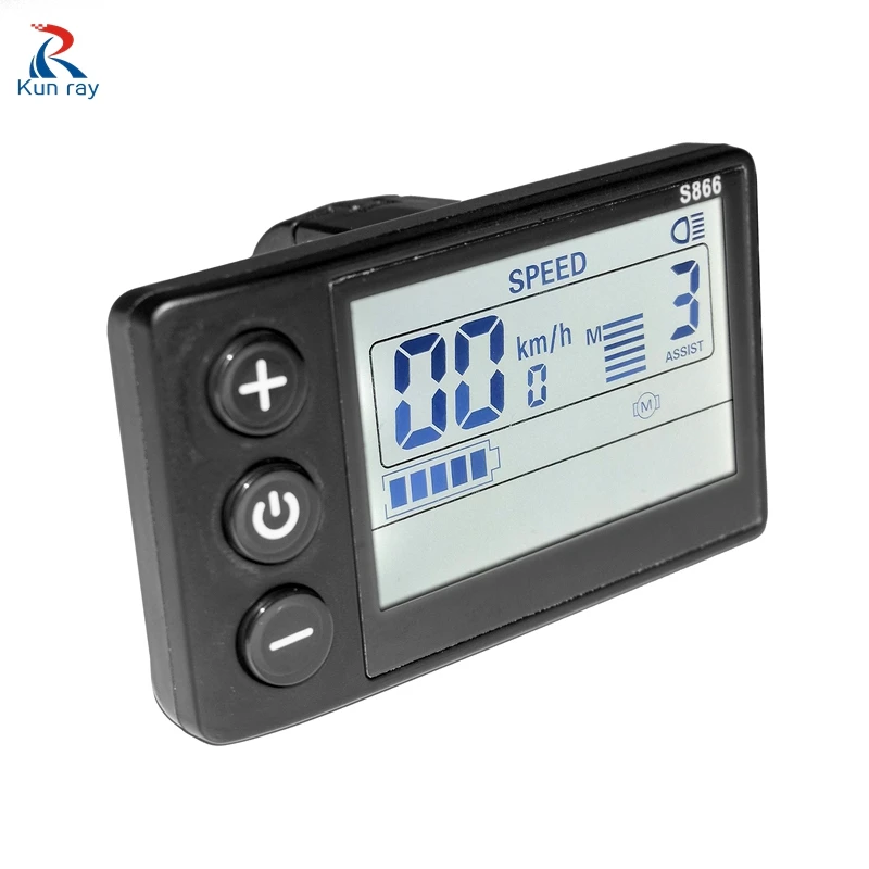 Контроллер электровелосипеда KUNRAY 48 в ЖК дисплей для 24 36 В 350 Вт контроллер