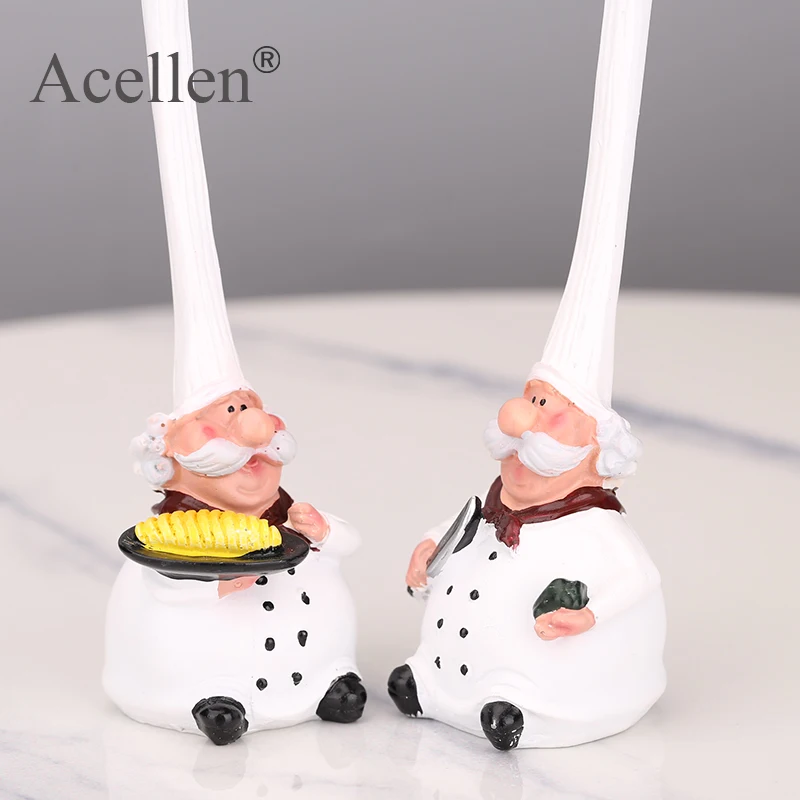 Фигурка шеф повара из смолы креативное украшение для ресторана дома и кухни бара