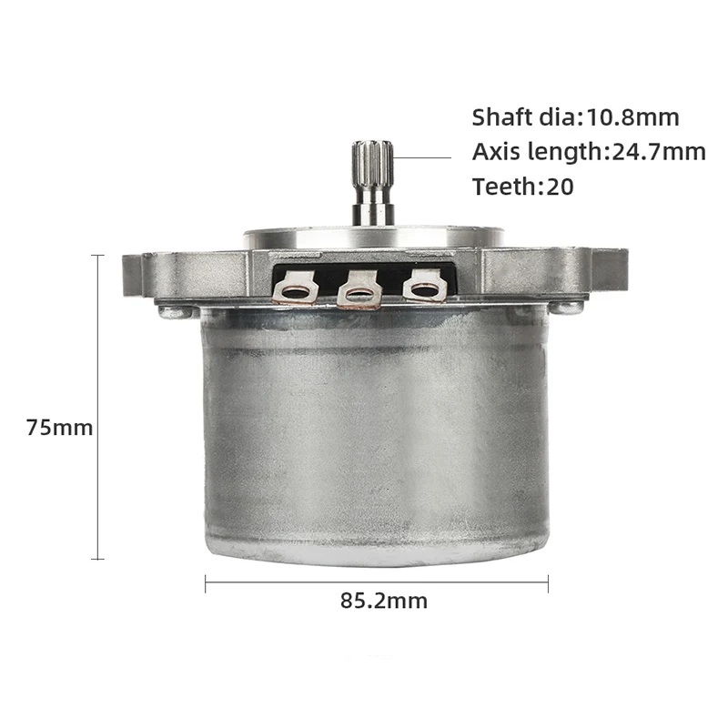 Электроинструменты оборудование Diy аксессуары DC 500 Вт/600 Вт 12 В 2400 об/мин вращение становится большим магнитным бесщеточным серводвигателем