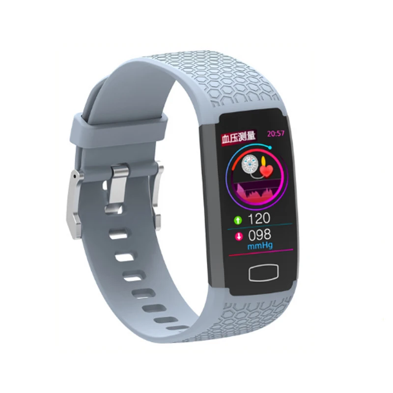 Gray-H22 ONEMIX Fashion Smart Fitness Watch Waterproof Sport Pedomoter Oxygen Blood Pressure Monitor Accurate Step Counter Bracelets - Цвет: Gray-H22