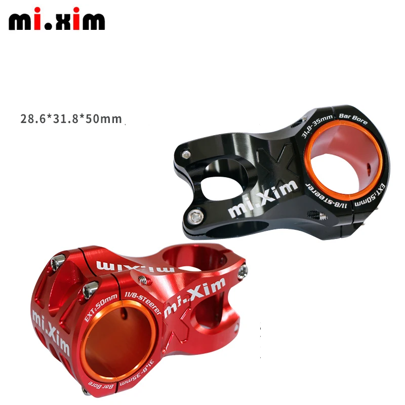 Высокопрочный легкий велосипедный стержень MEIJUN MTB CNC алюминиевый сплав 0 градусов