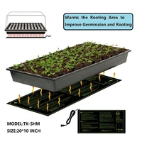 euusukau seedling heating mat 20x10inch waterproof plant seed germination propagation clone starter pad garden supplies 1 pc
