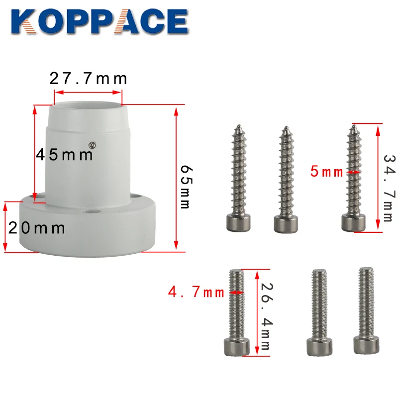 KOPPACE Колонка микроскопа фиксированный блок Длина 350 мм Диаметр маленького