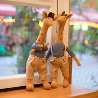 kawaii plush toys for kids cute stuffed deer doll lovely giraffe toy for children girls toy baby appease doll home decor