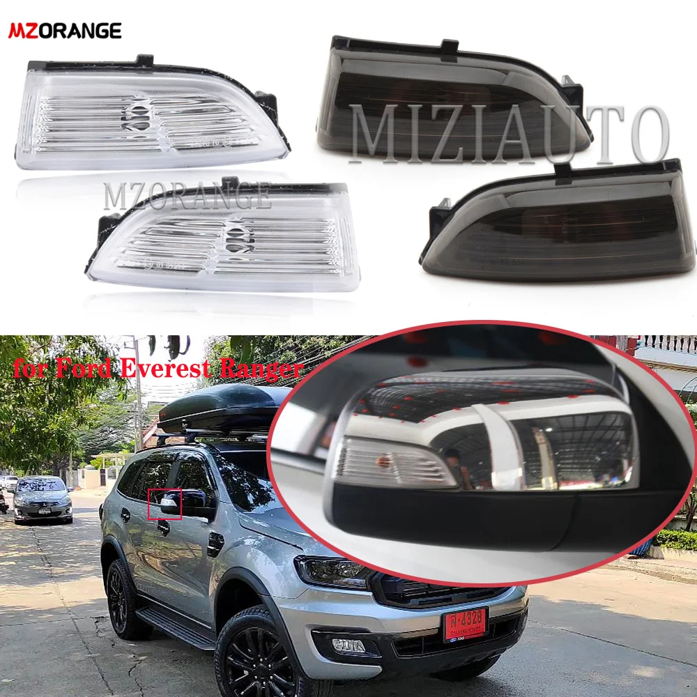 

2Pcs LED Side Rearview Mirror Light for Ford Ranger Everest 2012 2013 2016 2017 Turn Signal Light Lamp Rearview Mirrors Lights
