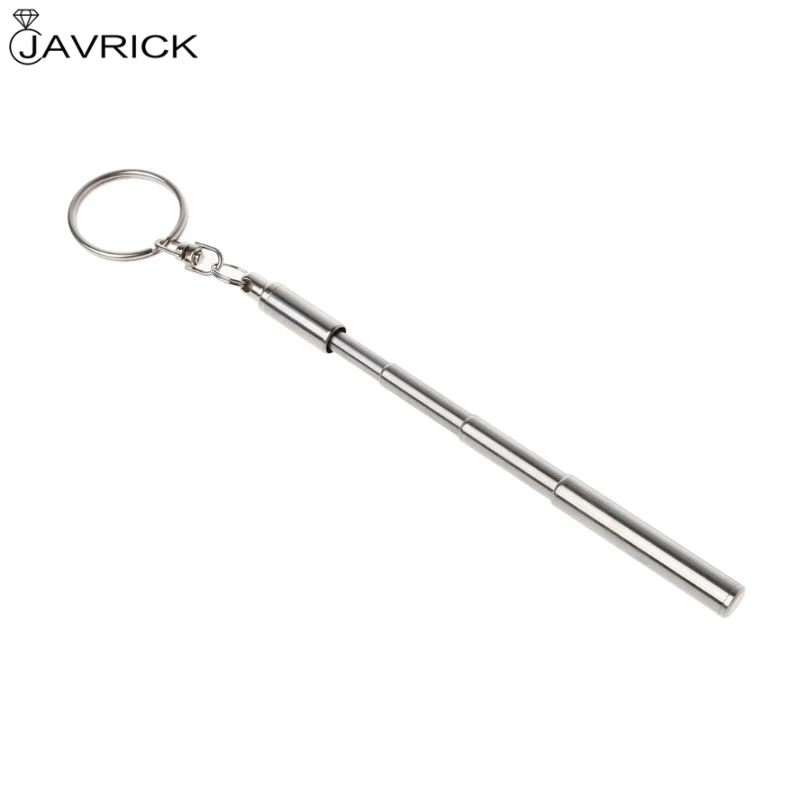 Портативный нержавеющей стали телескопическая шариковая ручка металлический