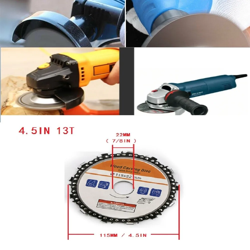 

Steel 13T Tools 4.5Inch Wood Woodworking 115*22mm Angle Grinder Blades