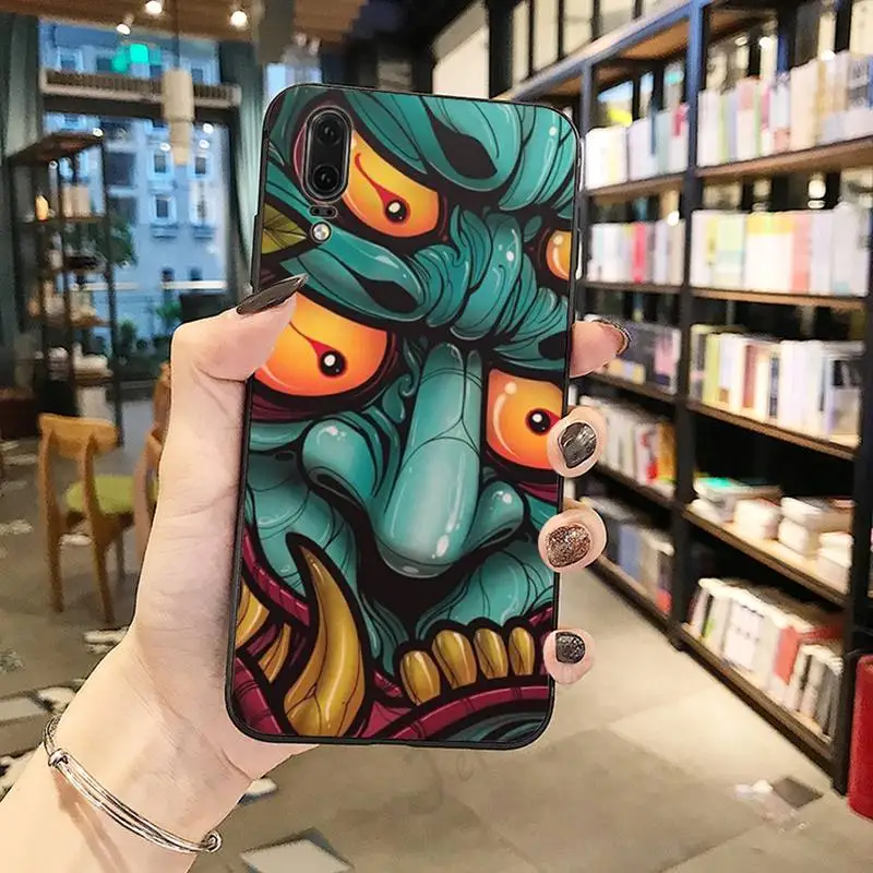 

Japanese style monster Phone Case For Huawei honor Mate P 10 20 30 40 Pro 10i 9 10 20 8 x Lite