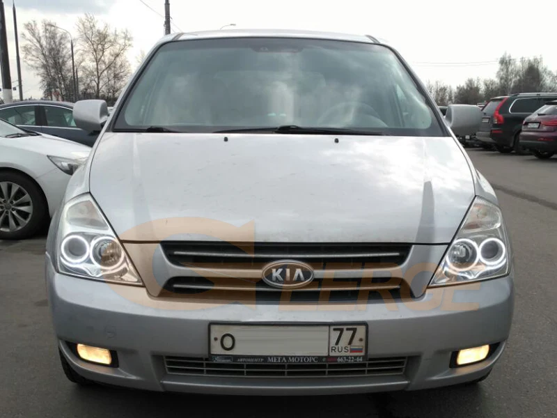 Для KIA GRAND CARNIVAL VQ 2006 2013 ультра яркий SMD LED Ангельские Глазки набор колец Дневной