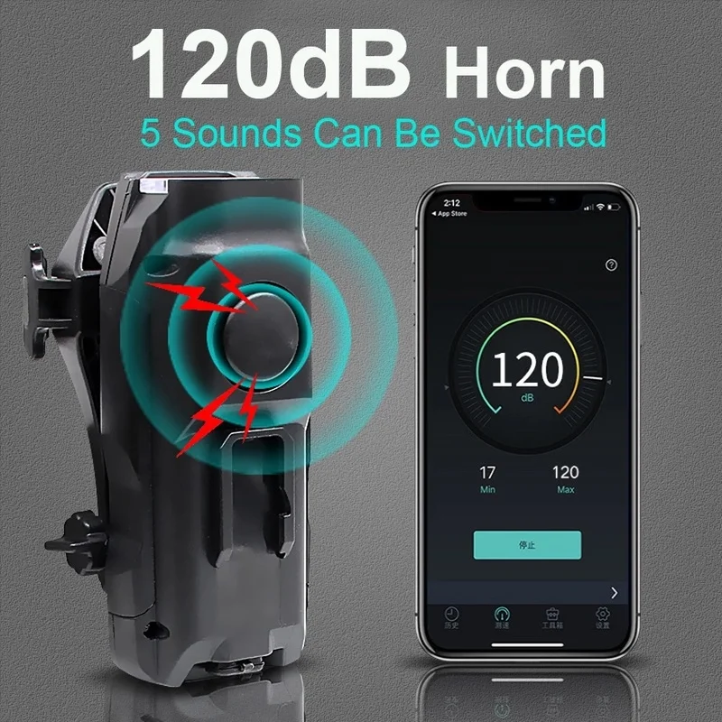 Bicycle Light Mobile Phone Holder USB Rechargeable 4 in 1 Bike Horn 4000MAh Power Bank Headlight MTB Head Lamp | Мобильные телефоны